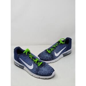 Nike Air Max Sequent 2 Running Shoes Women’s 10 Binary Blue Sneakers 852465-401